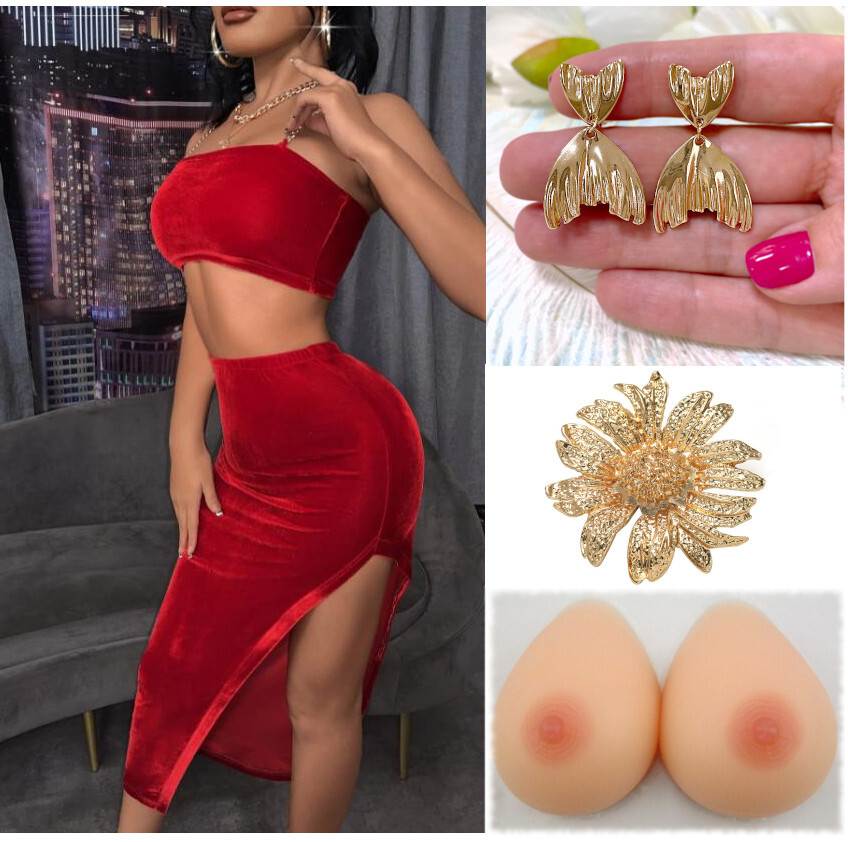 Готовый образ для мужчины с платьем