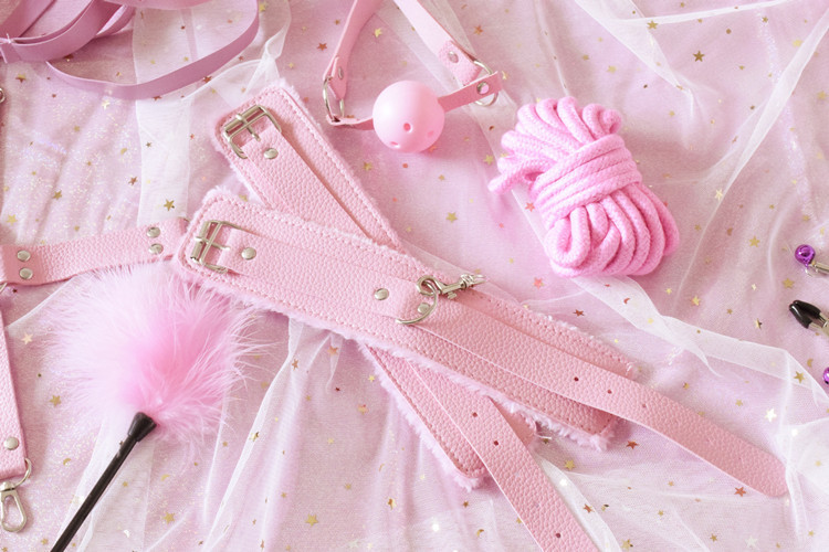 розовый бдсм набор