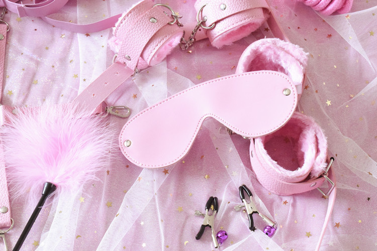 розовый бдсм набор