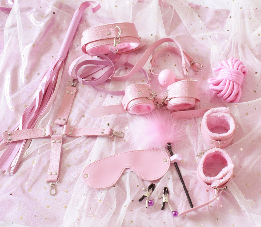 розовый бдсм набор