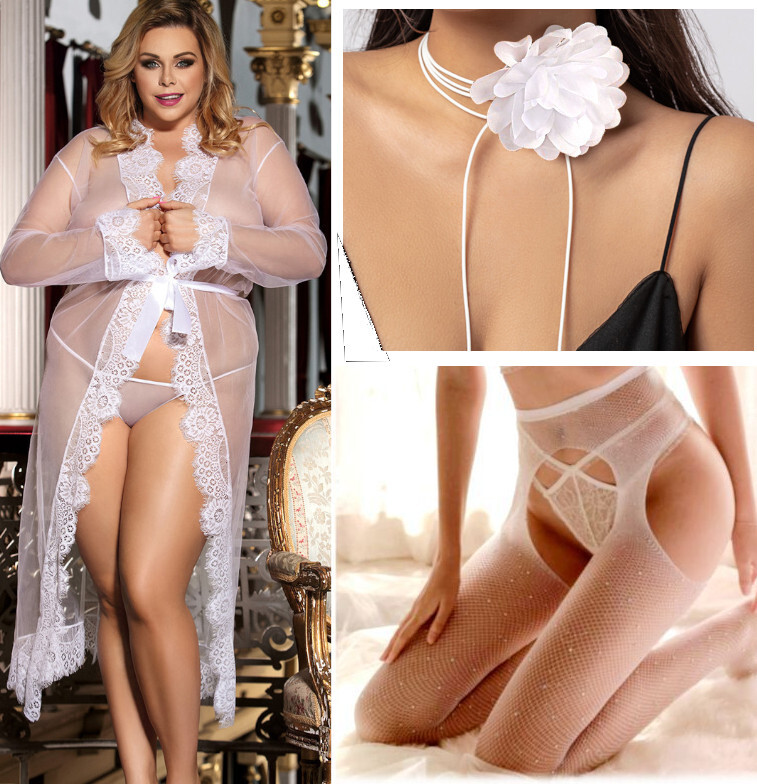 Белоснежный образ для мужского переодевания