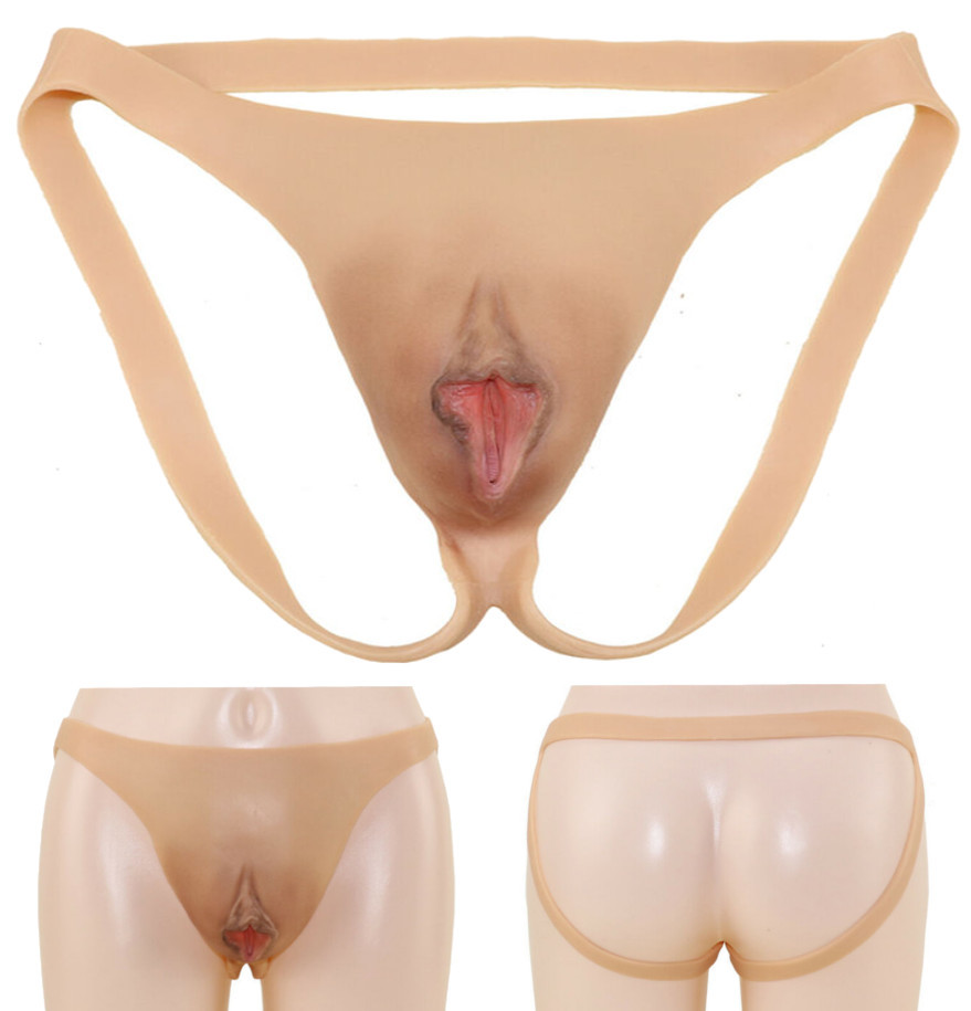 Трусики с вагиной из силикона
