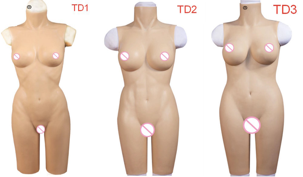 Силиконовое боди груди и вагина