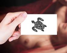 Временное тату "Черепаха" 3 штуки