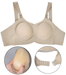 Бюстгальтер с силиконовыми вкладышами